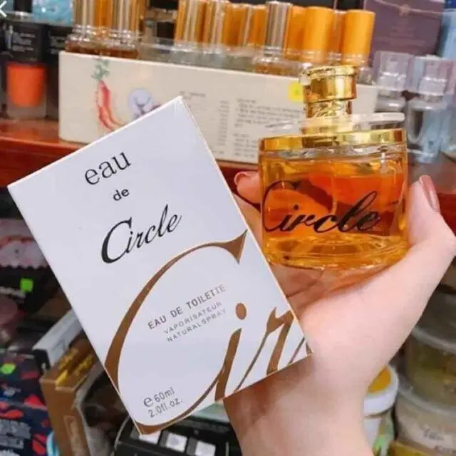 Nước hoa circle vàng 50ml Women Cosmetic Nữ Perfume Xịt Thơm Mỹ Phẩm 1