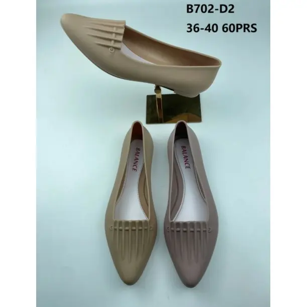 EDITH Flatshoes Jelly Wanita Import Balance 702-D2 Flat Shoes
