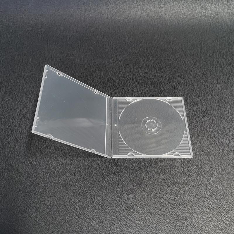 ReadStar-Hộp Đựng DVD Tiêu Chuẩn Siêu Mỏng PP Trong Suốt, 1 Cái, 8CM, Gói CD 3 Inch, Hộp Đựng CD Di Động 0
