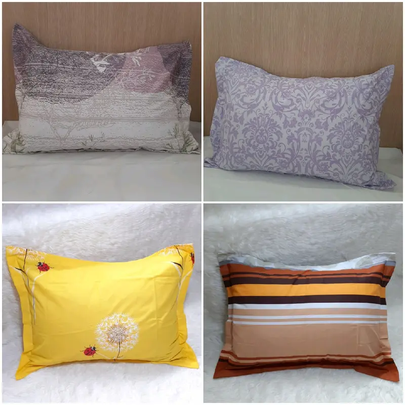 Sarung bantal bingkai satuan motif random bisa note/cacatan uk 50x70cm bahan cotton cvc dingin.lembut.halus 6