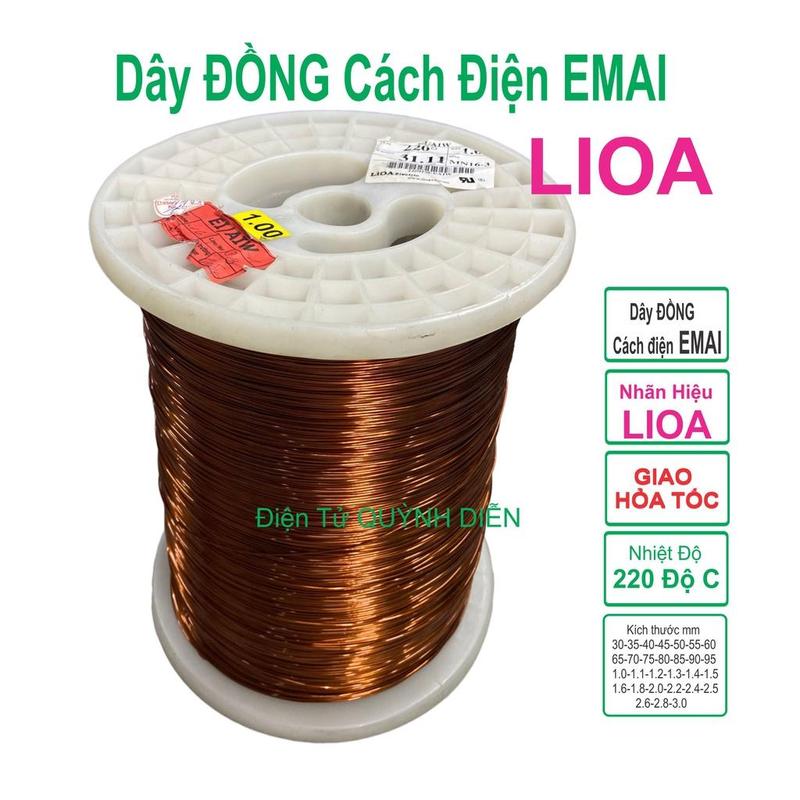 Dây Đồng quấn motor biến áp Bọc Ê MAI Cách Điện Cuộn 200g linh kiện điện tử QUỲNH DIỄN