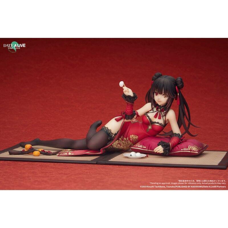 Mô Hình Nhân Vật Date A Live Kurumi Tokisaki, Váy Trung Quốc, 15cm, Đầy Đủ Hộp Đầy Đủ Toy Đồ Chơi Voi 0