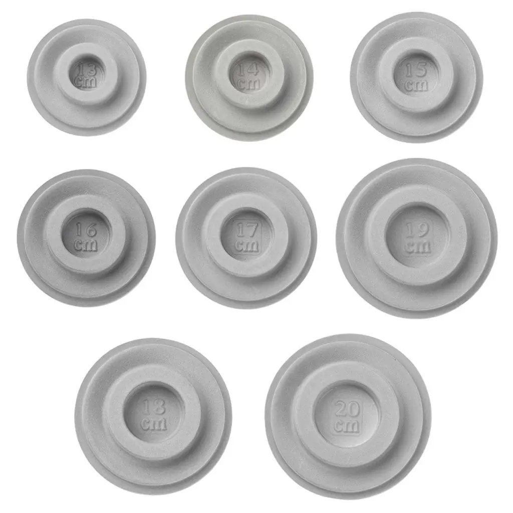 YLu 8pcs Round Flocked Bead Board for DIY Bracelets Necklaces Beading Jewelry Making Organizer Tray Measuring Tool Accessory