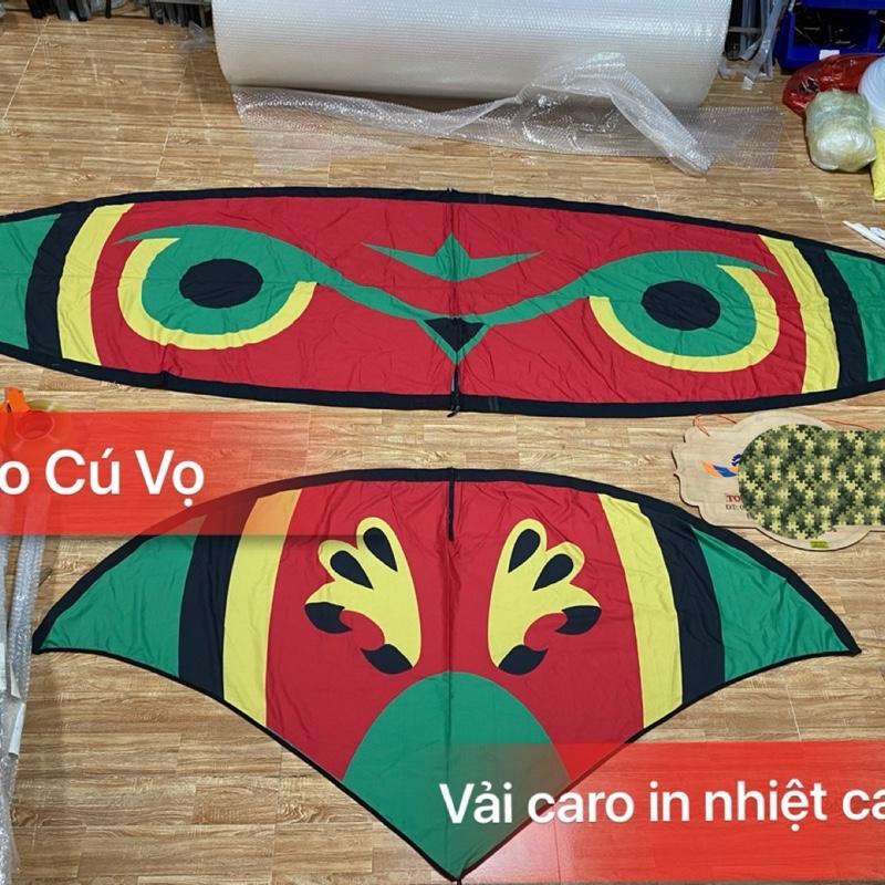 Áo diều lắp ghép 2m - 2m5 cú vọ Phụ kiện diều sáo