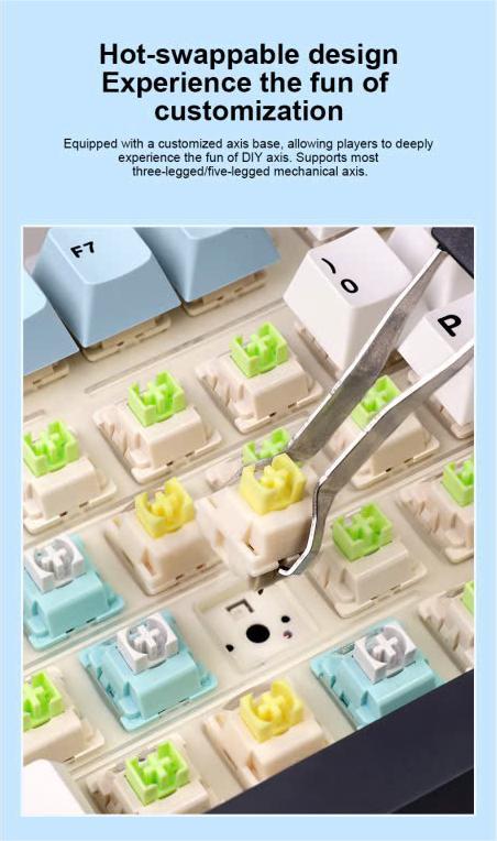 Product Introduction of BP03 - BP04 - BP05 - Bàn phím F75 GASKET -Bàn phím cơ không dây - Bàn phím Gaming Wireless Keyboard 4
