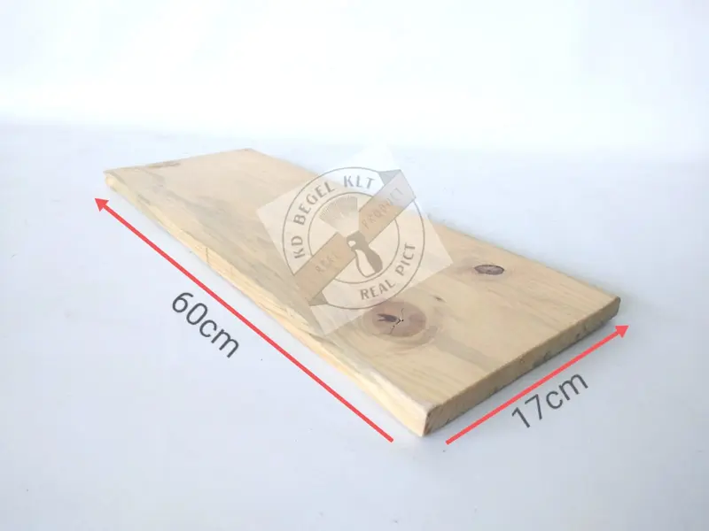 papan ambalan kayu pinus 17cm Plastik 2