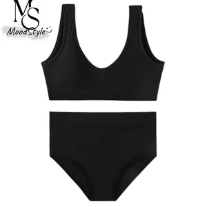 CUCI GUDANG BS962 Bra Set Bralette Wanita  Bahan Lace Set Pakaian Dalam Sport Setelan Bh