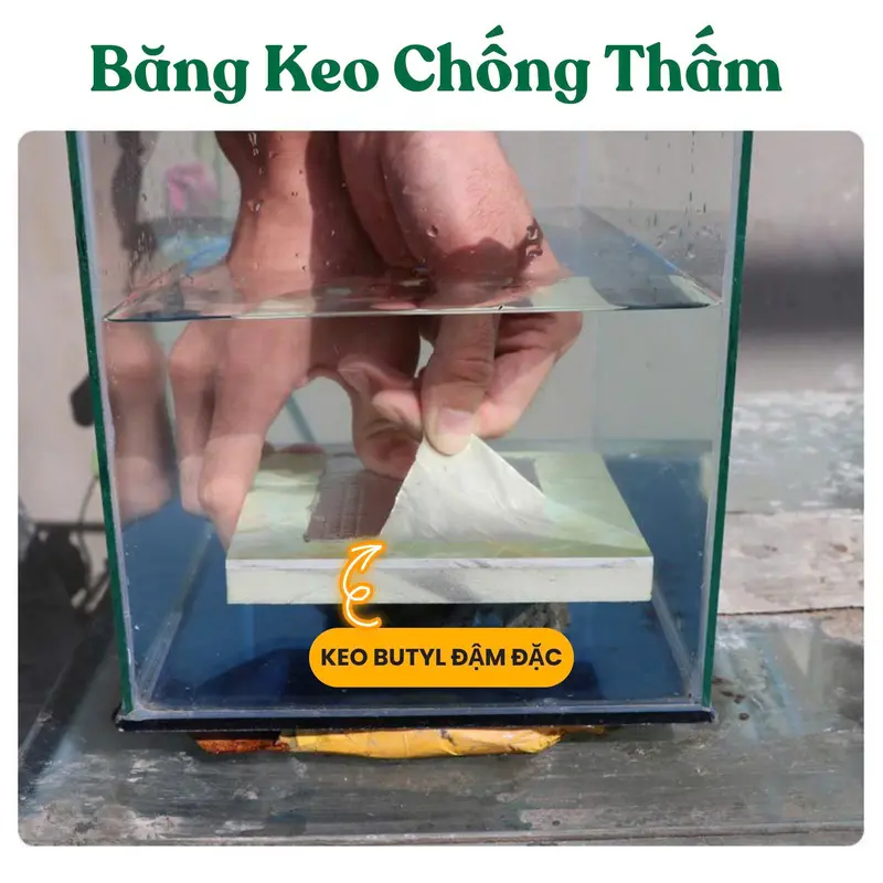 Tấm băng keo chống thấm, chống nóng 06 lớp Nhật Bản siêu dính 6