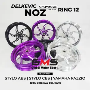 DELKEVIC NOZ RING 12 VELG RACING UNTUK MOTOR STYLO ABS CBS FAZZIO BEAT SCOOPY GENIO BEAT RING 12