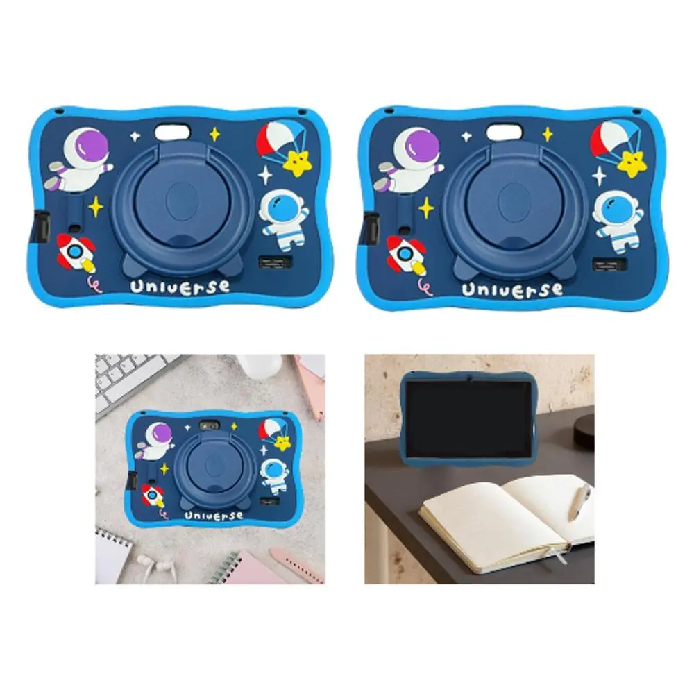 Kids Tablet 7 inch Two Camera TF Card Slot Game Children Tablet Silicone Protection Case for Boys Girls Birthday Learning