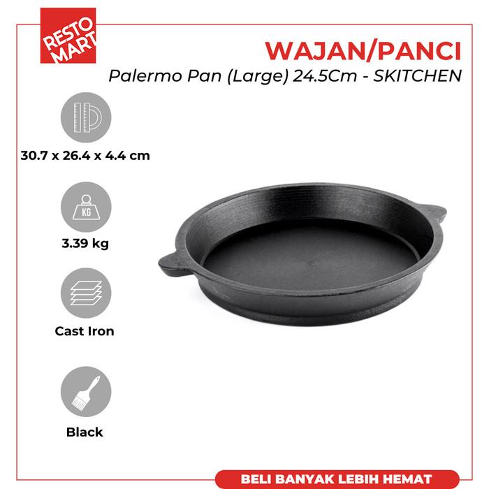 Gambar Palermo Pan Large SKITCHEN Cast Iron (2291138) dari Restomart Kitchen Solution Kota Administrasi Jakarta Pusat Tokopedia