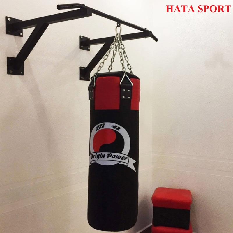 Bao đấm bốc boxing đã nhồi hoàn thiện dây xích cao cấp HATA SPORT 3