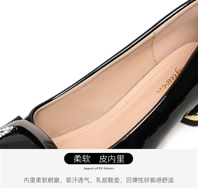Product Introduction of Giày Nữ, Cỡ Lớn (35-43), Giày Lười, Đế Thấp, Da, Giày Cao Gót Mũi Vuông, Giày Đi Làm, Thích Hợp Cho Bàn Chân Rộng Và Béo, Có Cỡ 41, 6