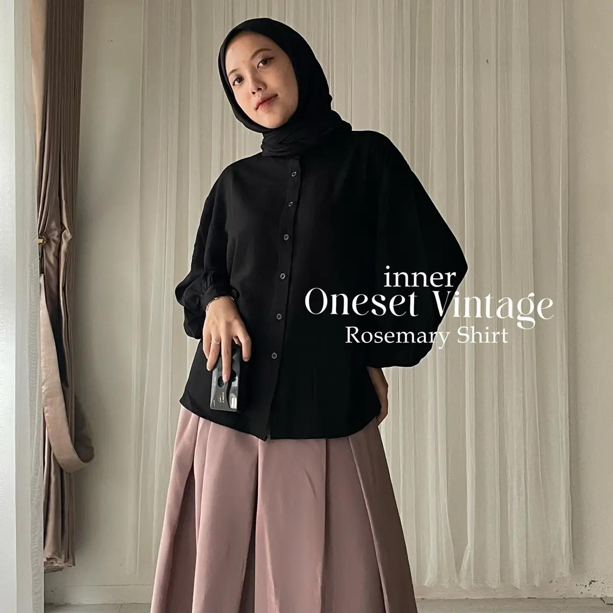 Kemeja Rosemary basic shirt