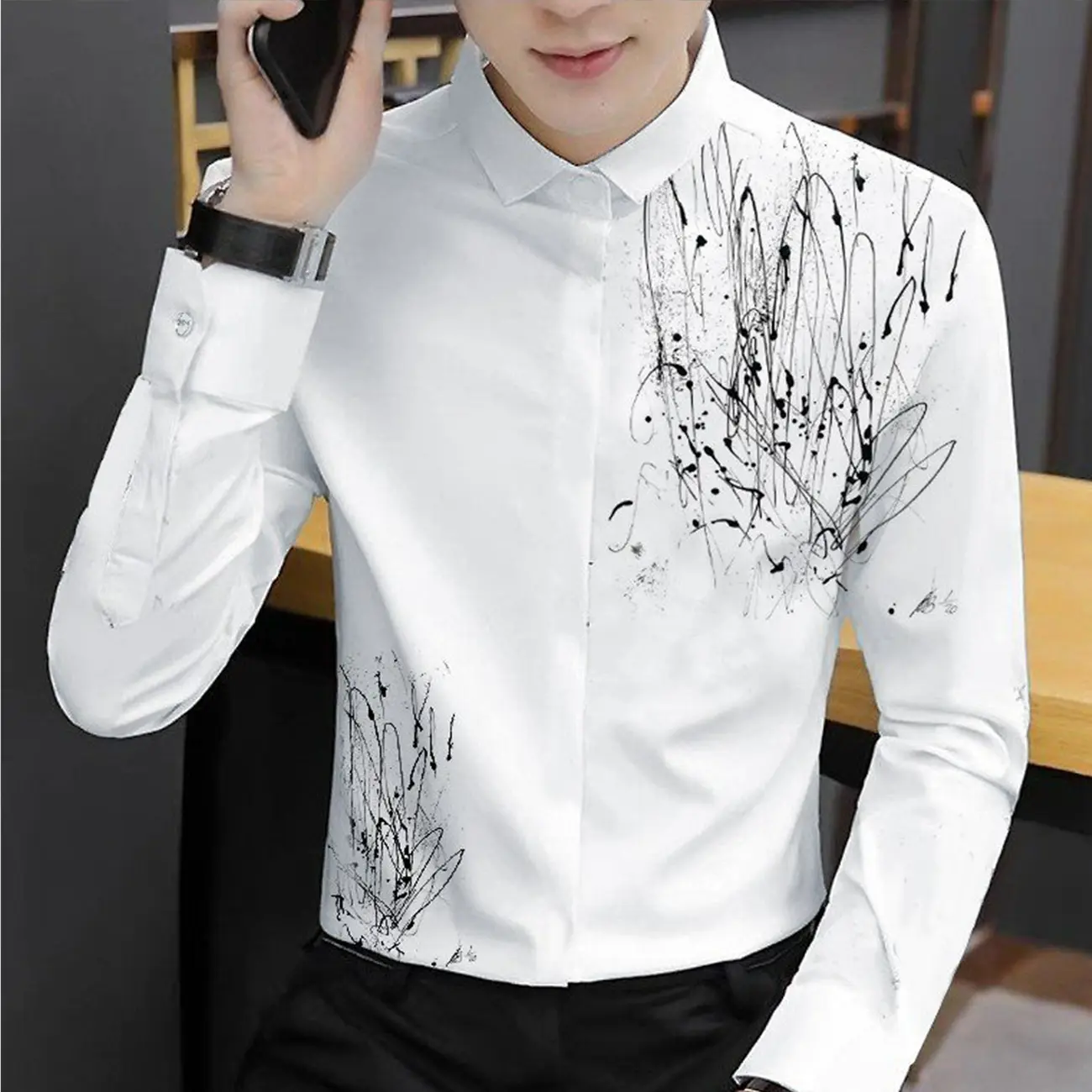 Bộ sưu tập Áo sơ mi dài tay nam nữ từ lụa Thái Menswear Kate