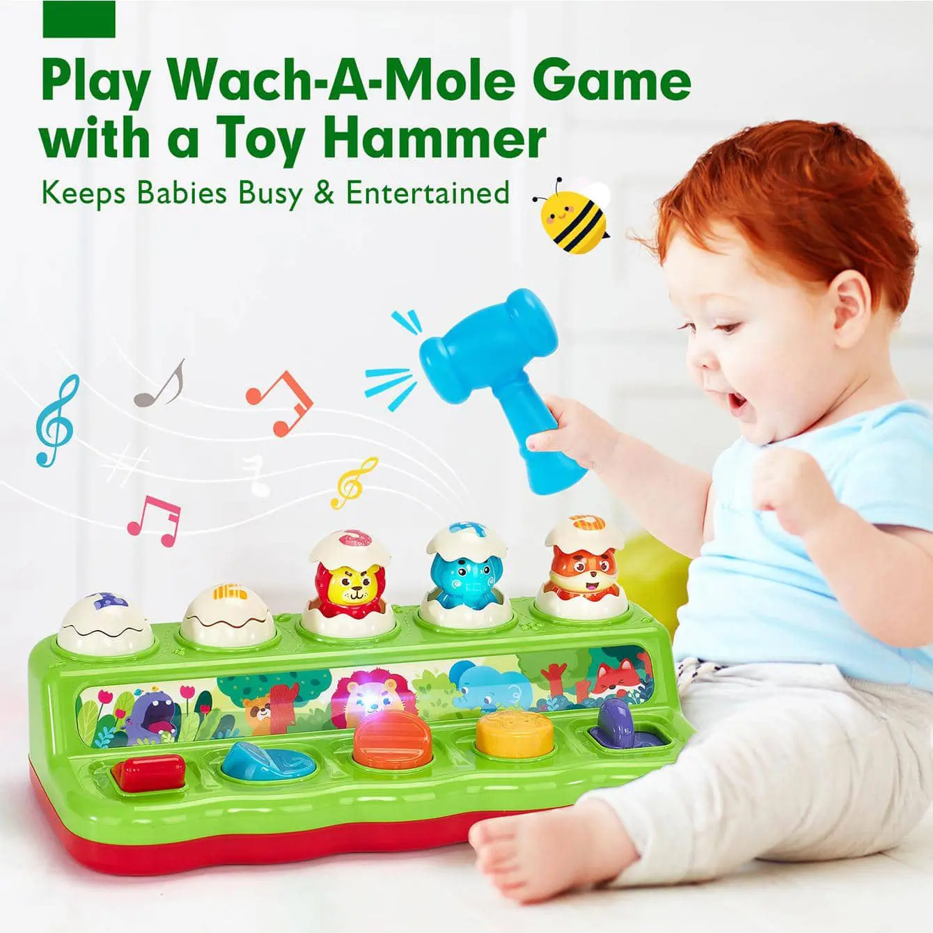Whack-a-Mole Baby Toys - Montessori Early Education Compression ...