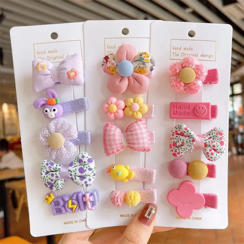 TD - JEPITAN RAMBUT ANAK 5PCS FASHION KOREA HAND MADE / JEPITAN RAMBUT ANAK MODEL KOREAN CUTE 2