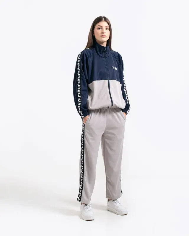 DELIRIUM x ZALNANDO Jaket Tracktop dan Track Pants Contrast Colourblock 4