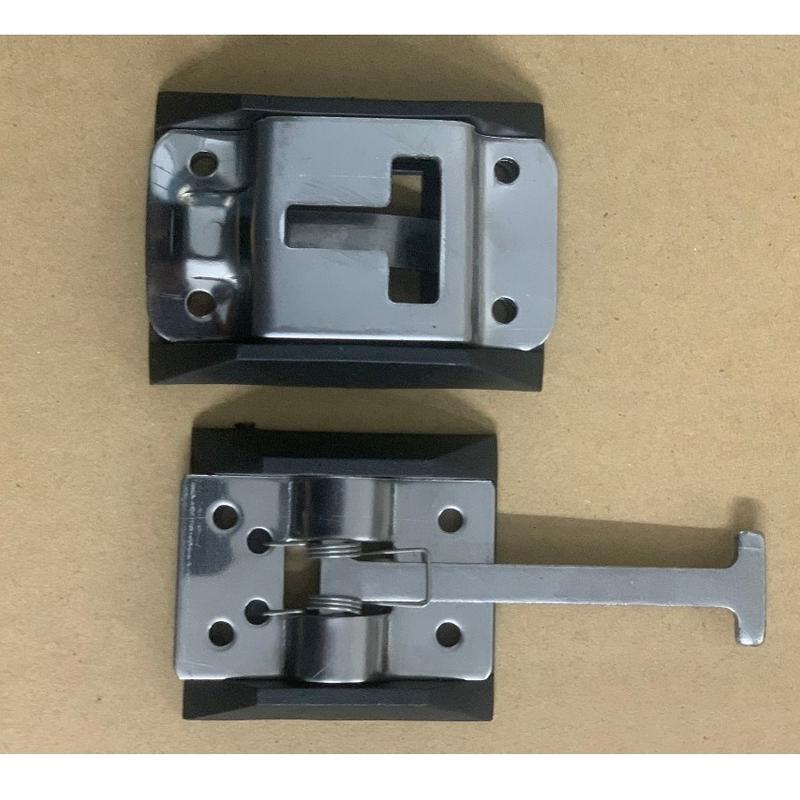  Bộ móc T giữ cửa thùng xe tải chất liệu hộp nhựa INOX dày phù hợp mọi loại xe - Phụ tùng thùng  inox 