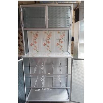 Rak piring mini alumunium/lemari piring mini/kurir toko/delivery only Jabodetabek 3
