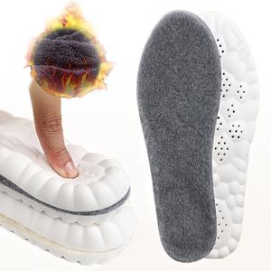 暖かいサーマルフェイクシアーリングインソール：通気性・湿気除去・防臭・冬用ブーツや靴に最適なデザインでトリミング可能 イン ソール