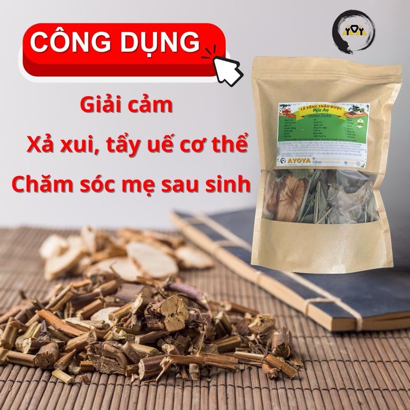 Thảo dược xông & tắm cơ thể Mộc An: xả xui, giải cảm, chăm sóc mẹ sau sinh (Tặng kèm trà gừng) 3