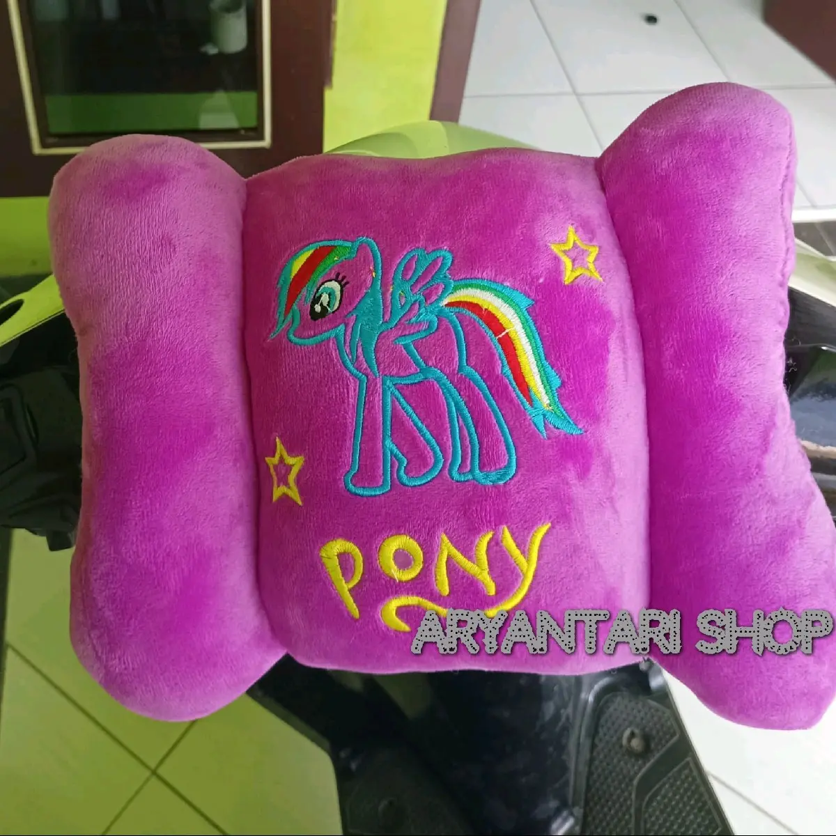 Bantal Stang Motor Anak Kuda Pony Balita Bonceng Boncengan
