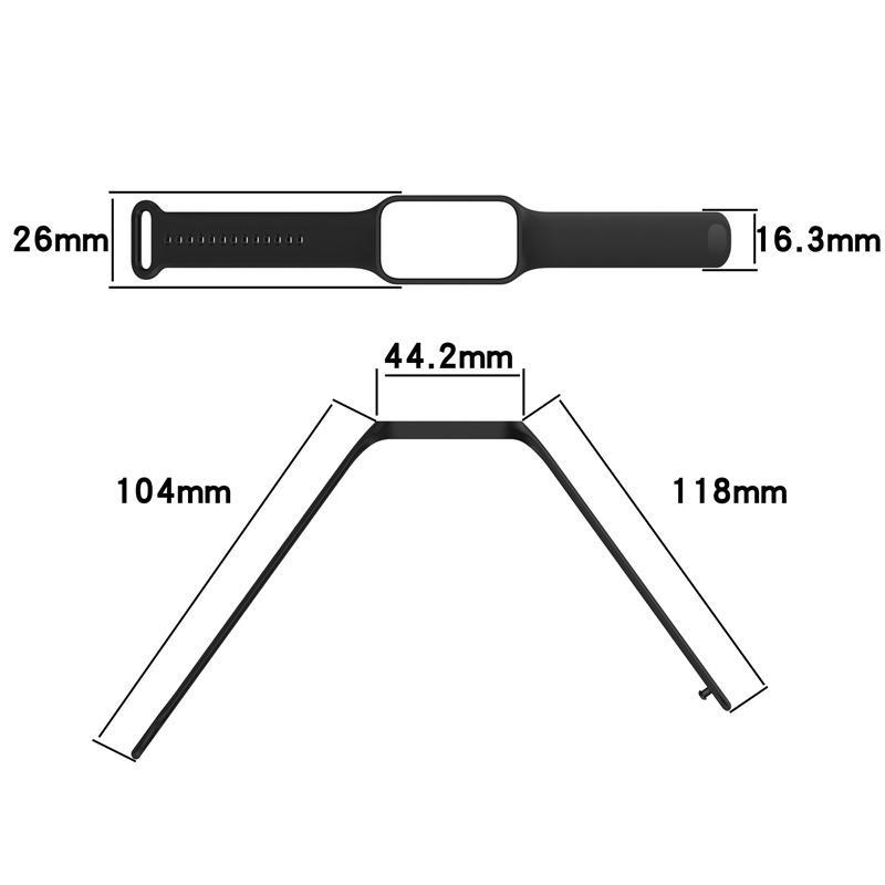 Dây đeo silicon, cho Xiaomi Band 8 Active, dây đeo thể thao thay thế, dây đeo cổ tay, vòng đeo tay Correa, Mi Smart Band 8 Active, dây đeo đồng Đồng Hồ 4