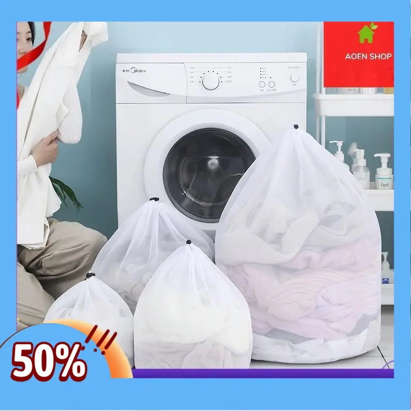 【COD】Túi Giặt Dây Rút Vải Lưới Đựng Quần Áo, Đồ Lót - Túi Lưới Giặt Đồ Bảo Quản túi đựng đồ lót lưới giặt đồ lót