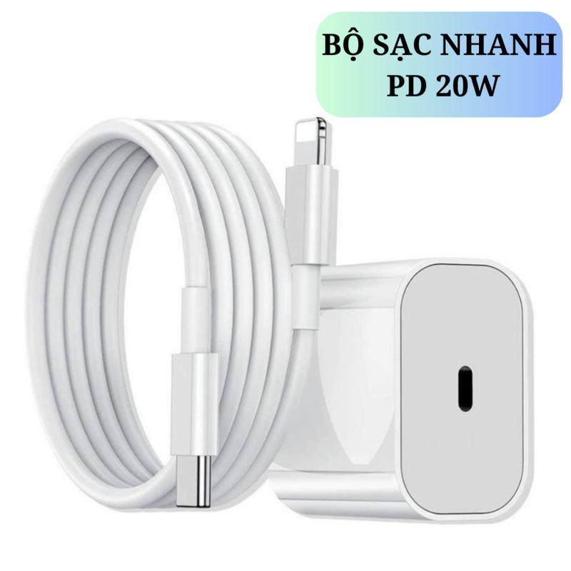 Bộ sạc nhanh Type-C, 20W, với bóng đèn và dây, Tương thích với X, 11, 12, 13, 14 Phone 0