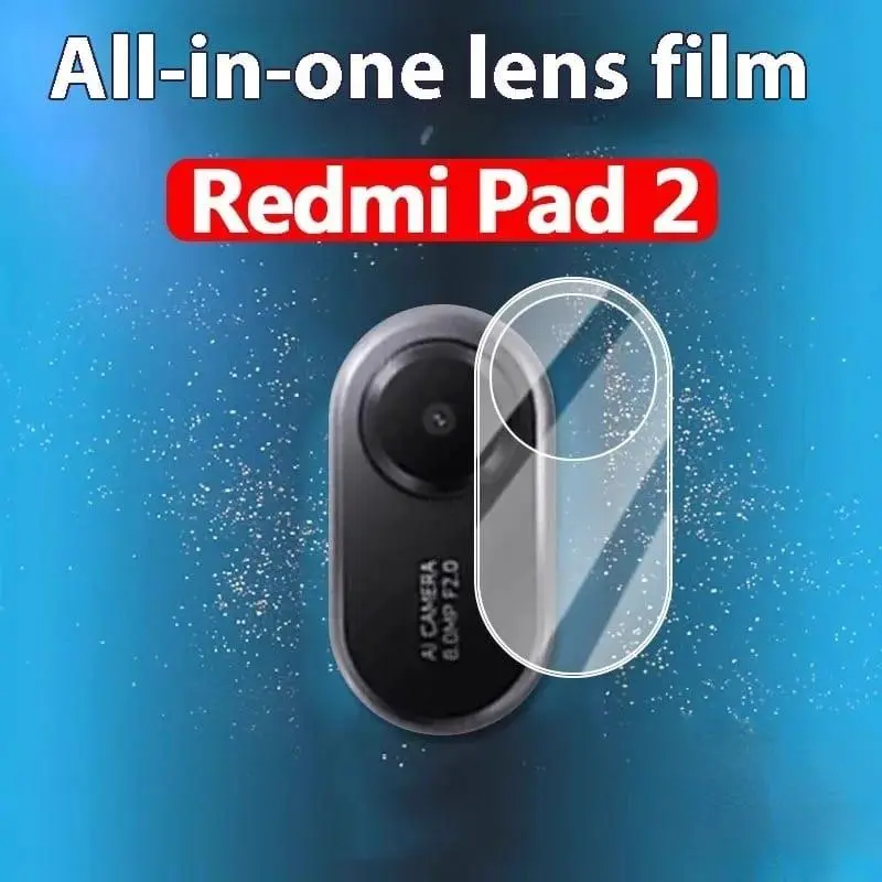 CAMERA LENS FOR REDMI PAD 2 PRO 12.1" / PAD 2 4G / 5G 11" 3D CLEAR TEMPERED GLASS CAMERA PELINDUNG KAMERA