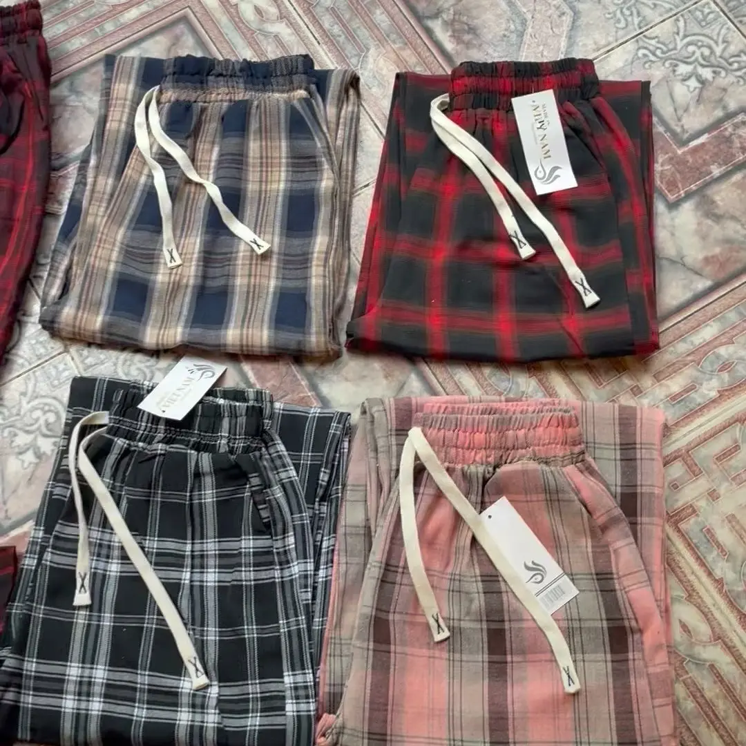Quần Ống Rộng Kẻ Nhiều Màu Siêu Đẹp Thời Trang Nam - Pants, Ong Menswear