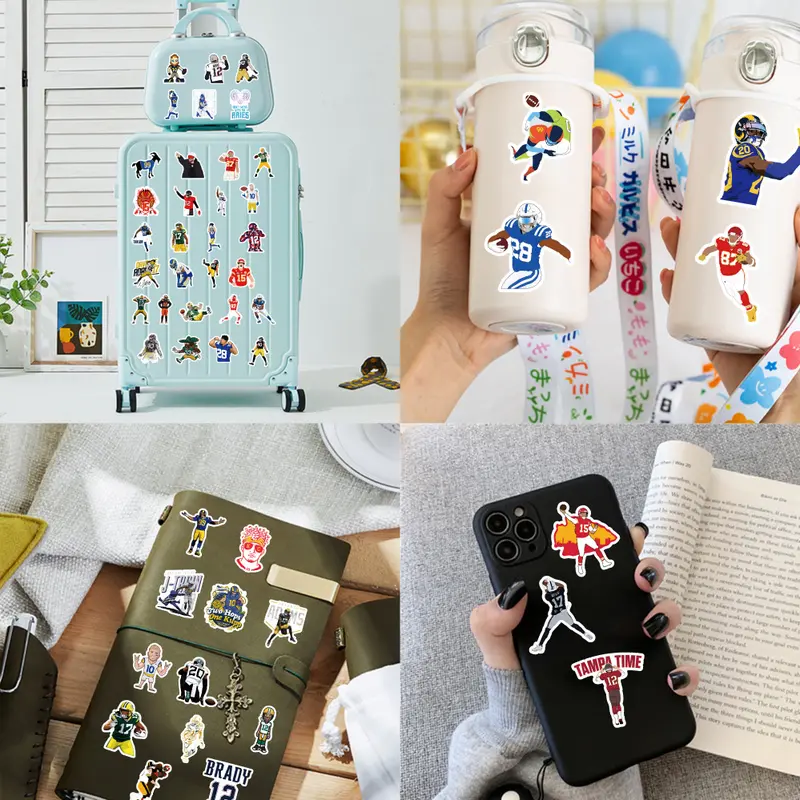 [NGẪU NHIÊN] X3 hình dán stickers bóng đá trang trí 2