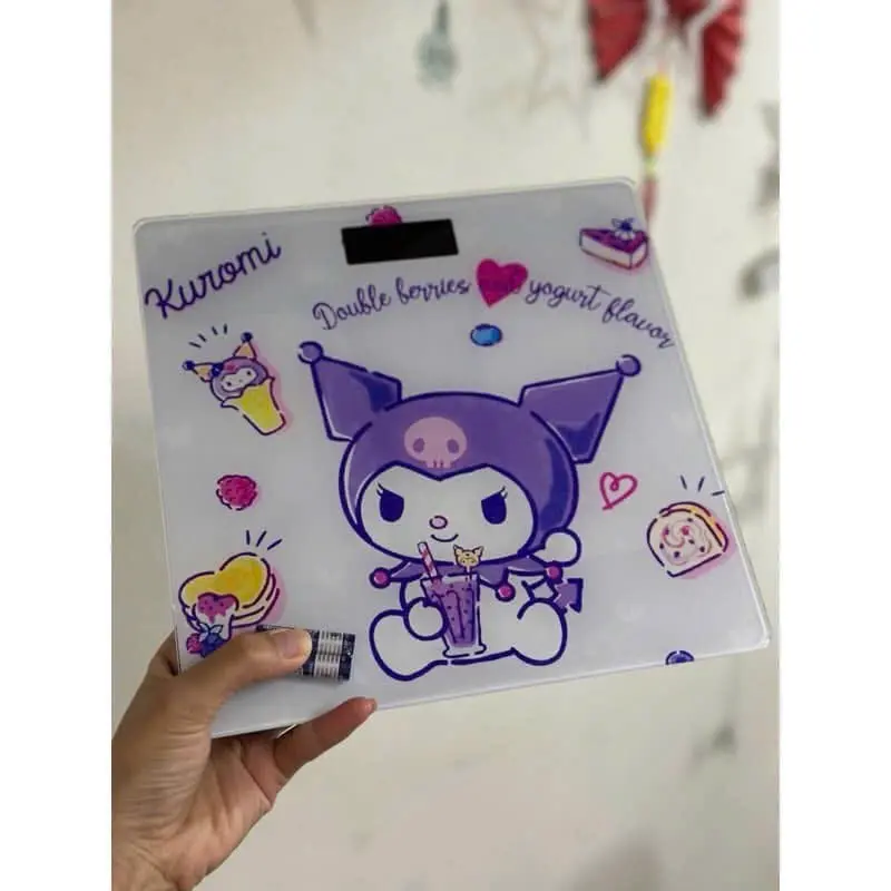 Cân điện tử, cân sức khỏe chịu lực đến 180kg mẫu mới hình kuromi đẹp xinh 7