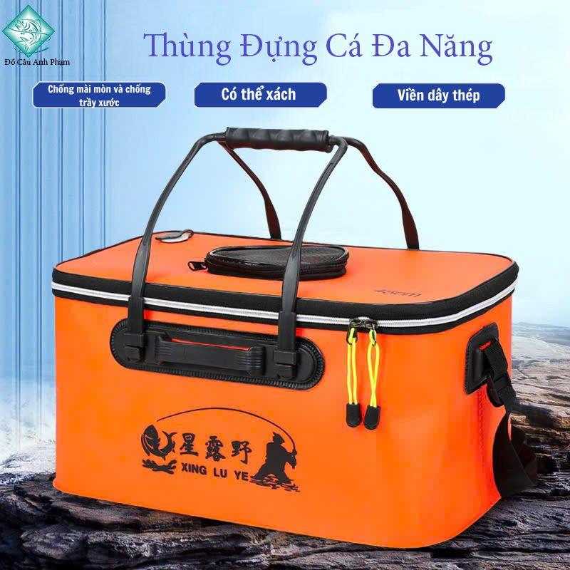 Thùng Đựng cá gấp gọn túi Đựng cá Đa năng tiện dụng PKT-3 Đi Câu Fishing Bắt Cá Câu Cá Nam Đồng