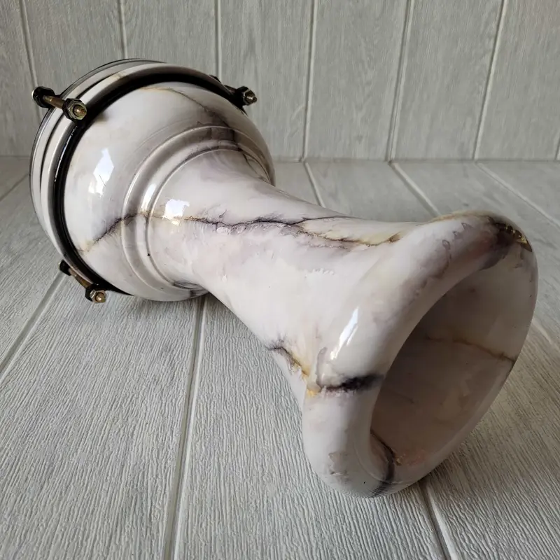 Calti Darbuka Dumbuk Anak Motif Marmer Putih Ukuran 6 inch Termurah Kualitas Terbaik Lengkap Tas Kayu Asli 3