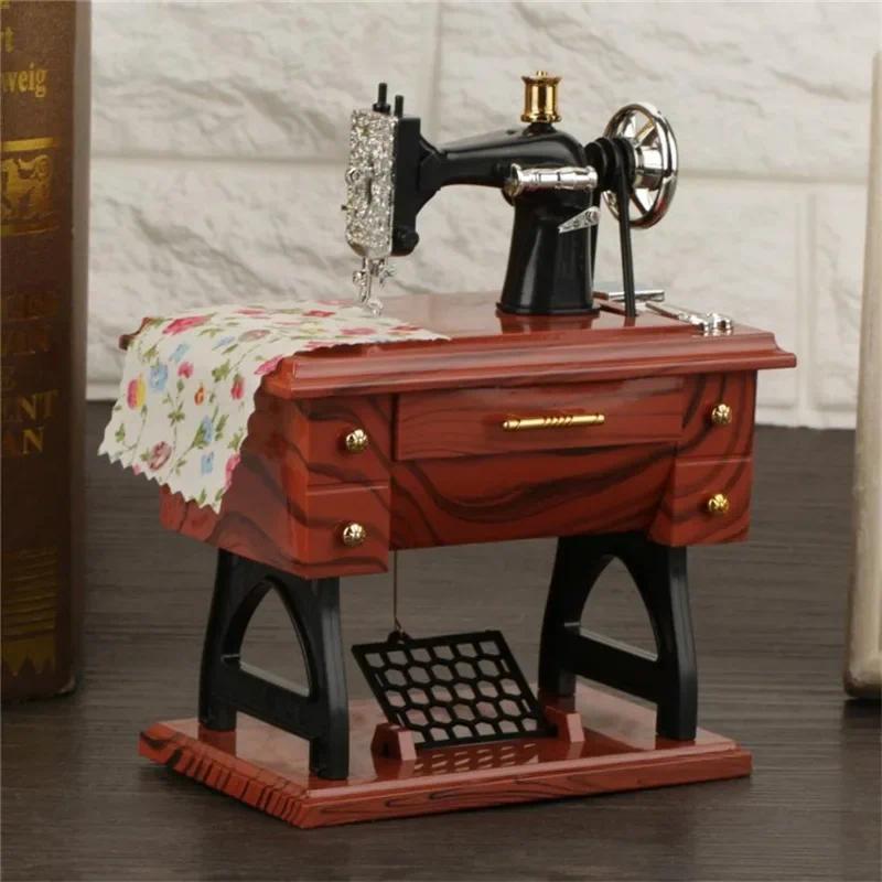 Product Introduction of Hộp Nhạc Tự Làm Cổ Điển, Hình Máy May Mini, Trang Trí Nội Thất 8
