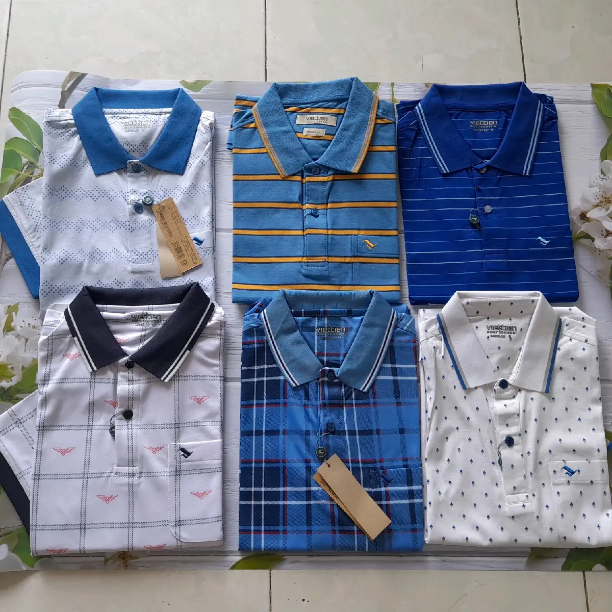 Áo thun việt tiến fom regular nhiều màu lẻ size