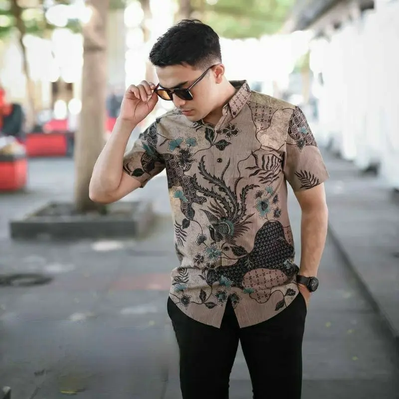 Áo Sơ Mi Nam In Sáp, Áo Sơ Mi ngắn Tay Áo, Áo Sơ Mi KOKO, Áo Sơ Mi Nam Batik Phổ Biến Cho Mùa Hè 2025