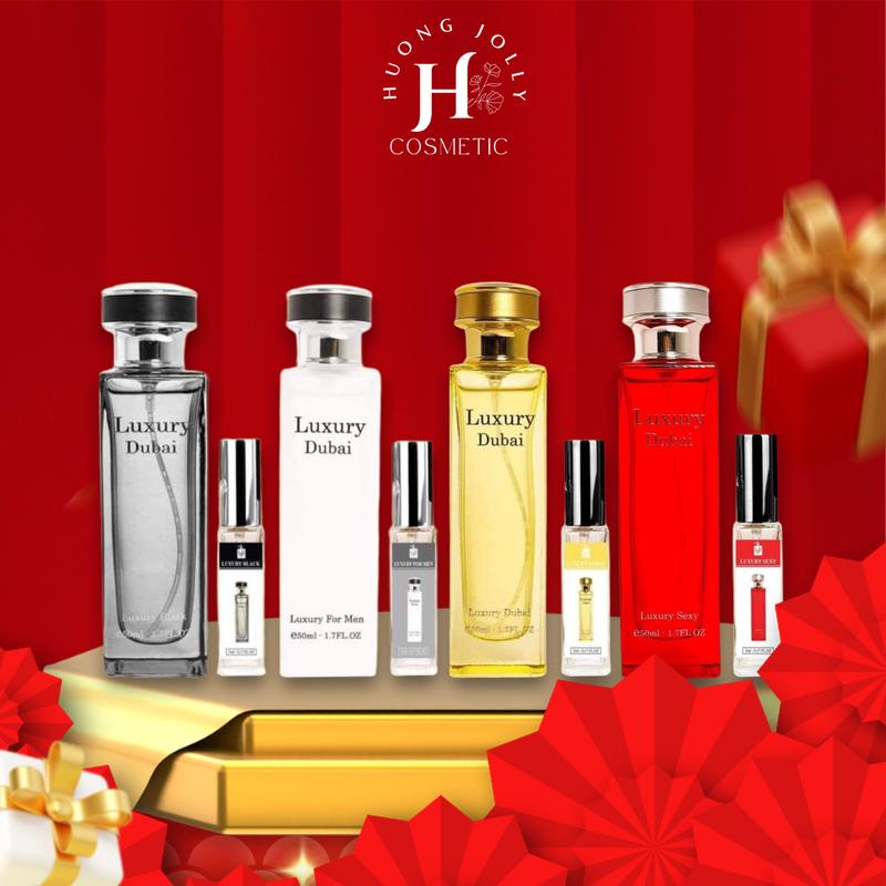   Chai 50ml và Chai 5ml  Nước Hoa LUXURY DUBAI Dành cho Nam và Nữ 