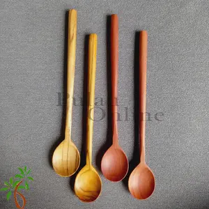 Sendok Korea - Sendok kayu korea panjang 24cm foodgrade Pulau Online