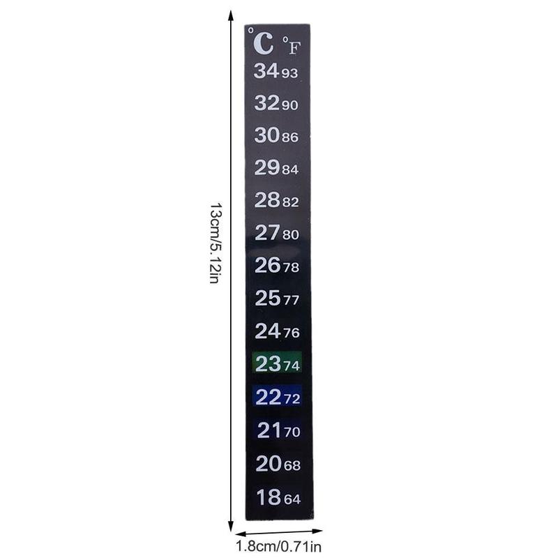 Product Introduction of 1Pcs Stick-on Digital Aquarium Fish Tank Fridge Thermometer Measurement Sticker Stickers Y5G1 28