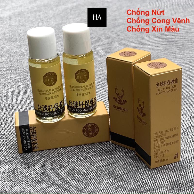 Nước Lau Ngọn Cơ Bida - Dầu Dưỡng Ngọn Buck Chống Cong Vênh, Nứt Ngọn Cơ