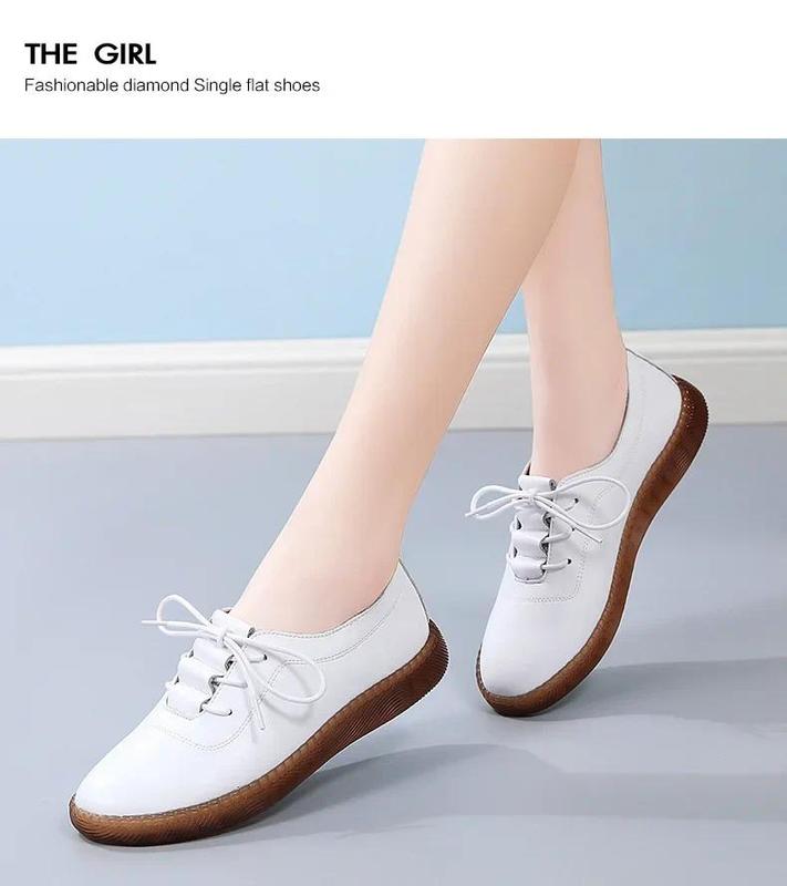 Product Introduction of Pumps Women's Spring and Autumn Soft Soled Flats Comfortable Work Shoes Girls' Mom Shoes 27