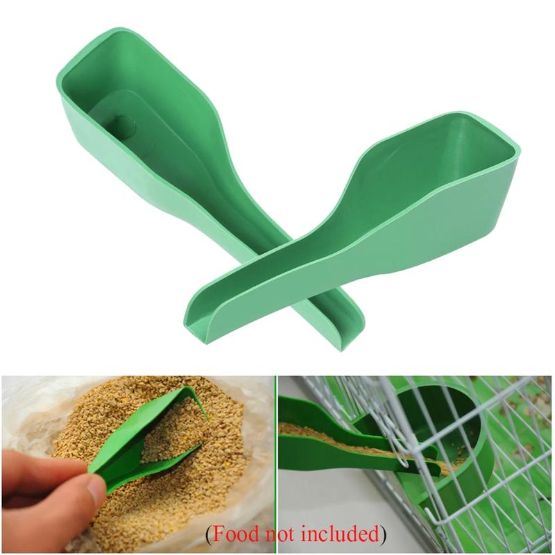 5-Pack Bird Feeding Spoons Plastic Chicken Feed Scoop Young Birds Drinker 1