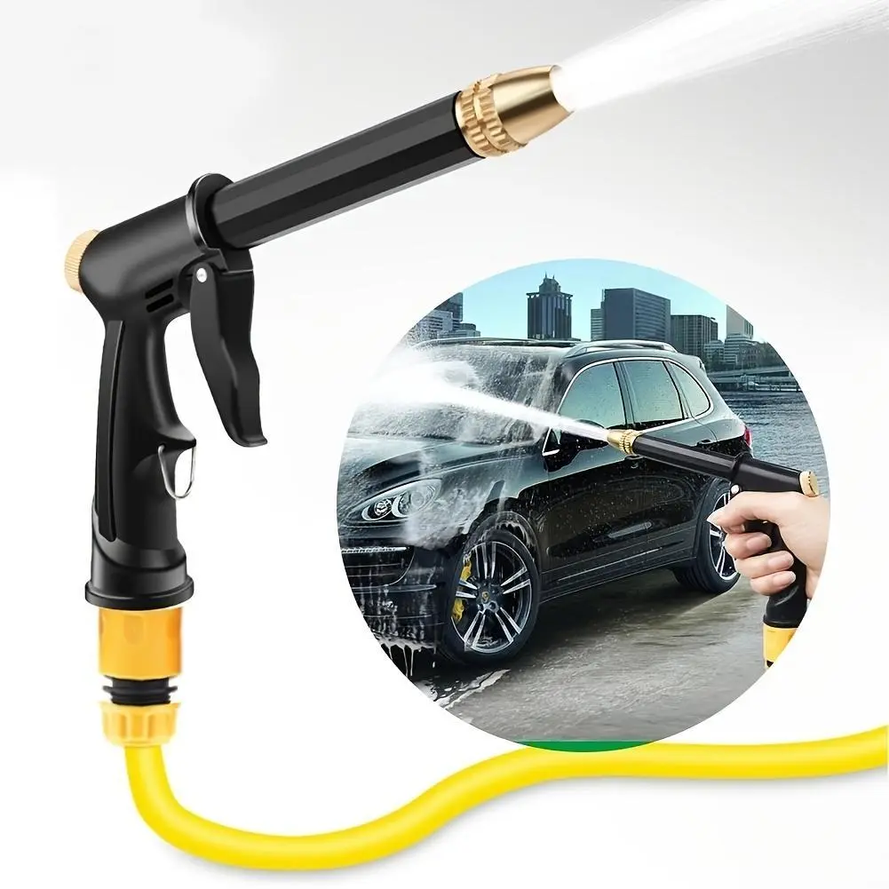 Portable High Pressure Water Hose Nozzle Sprayer, Adjustable Garden Hose Nozzle Sprayer, Car Washing & Pet Cleaning Tool