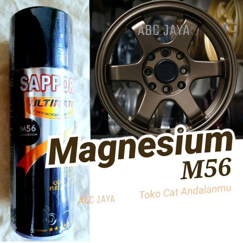 Pilok Pylox Cat Semprot Sapporo Magnesium *M56 400ml Maknesium Coklat Gelap Metalik Metalic Metallic