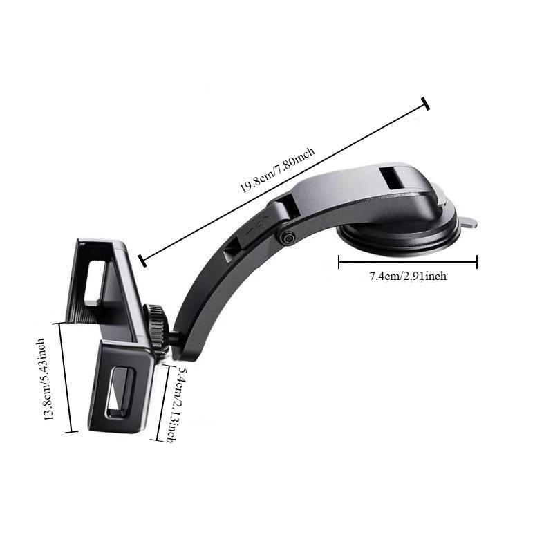 Car Navigation Phone Holder, Car Dashboard Phone Holder with Suction Cup, Universal Car Phone Holder for Tablet & Smartphone 1