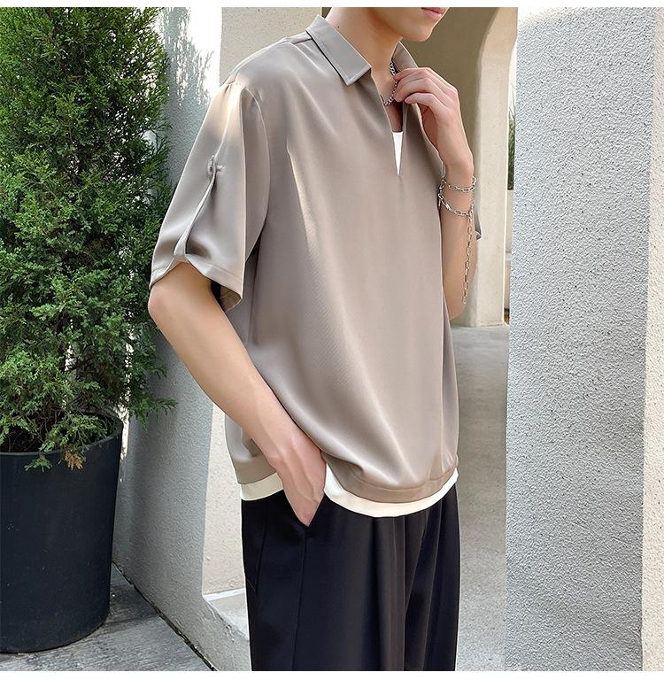 Product Introduction of Men's Polo Shirt 2025 New Short Sleeve T-Shirt - Casual Collar Top for Men, Trendy & Breathable, Wholesale Bulk Discount 20