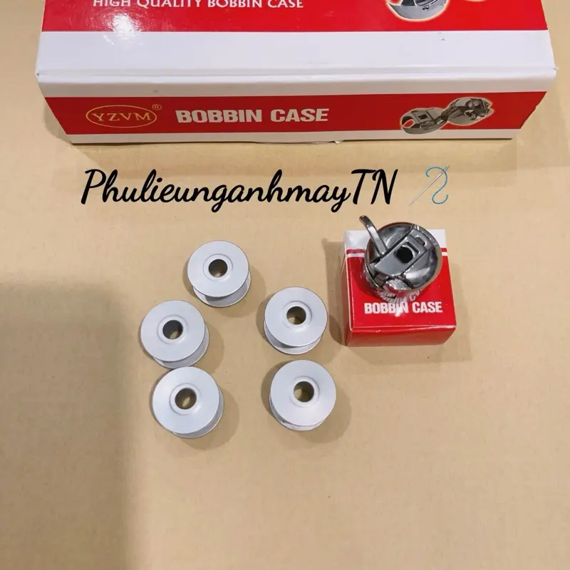 Combo 1 ổ thuyền và 5 con suốt nhôm máy BỌ công nghiệp 2
